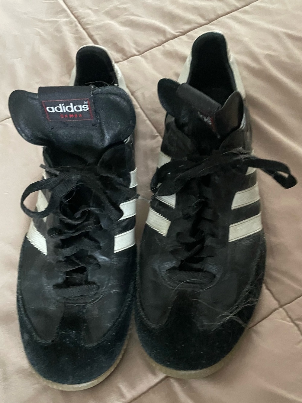 adidas Black and White Men's Low-Top Sneakers with Signature Stripes